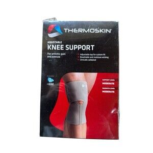 Thermoskin Adult Sz S Adjustable Knee Support Knee Wrap Arthritis Pain & Overuse
